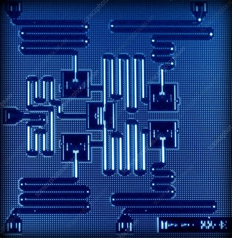 Quantum computing circuit design - Stock Image - C032/5444 - Science Photo Library