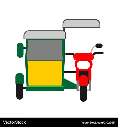 Philippine tricycle Royalty Free Vector Image - VectorStock