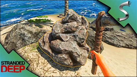 NEW MINING MECHANIC! MINING STONE & CLAY! SHARK ATTACK! - Stranded Deep [Gameplay E9] - YouTube