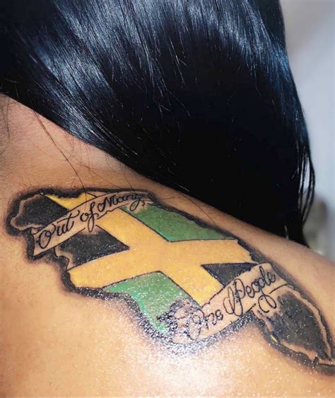 #Jamaica #Jamaicans #Island #Flag #Motto #Jamaicantattoo | Jamaican tattoos, Rasta tattoo ...