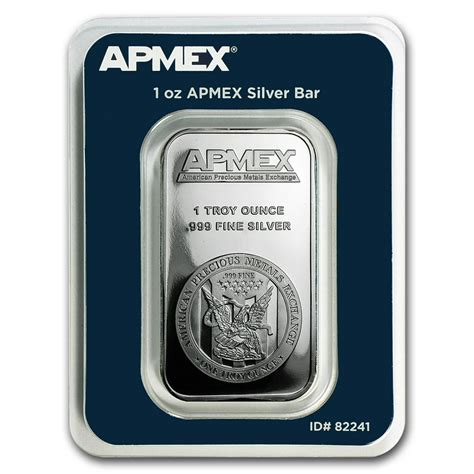 APMEX - 1 oz Silver Bar - APMEX (In TEP Package) - Walmart.com ...