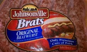 Calories in Johnsonville Original Bratwurst and Nutrition Facts