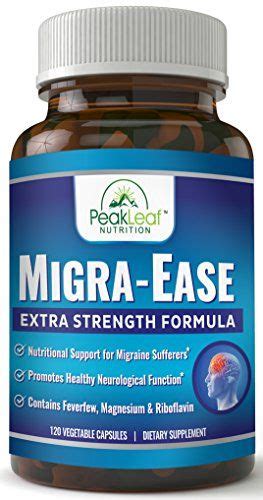 MIGRA-EASE - Headache & Migraine Relief Supplement– 120 V... | Headache ...