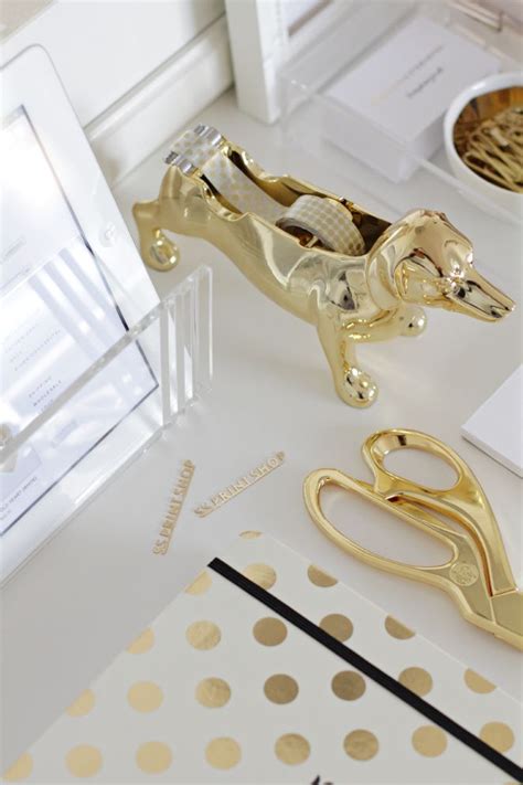 proyectolandolina: Gold Office Desk Accessories