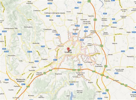 Vicenza Map - Italy