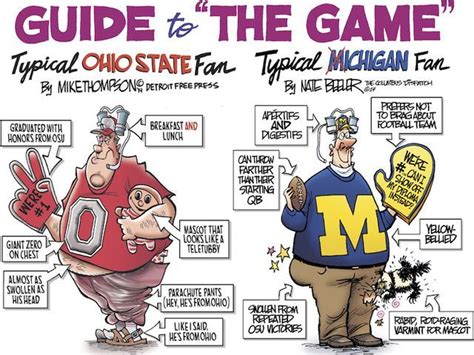 Michigan vs. Ohio State: Freep, Columbus cartoonists throw down | Ohio ...