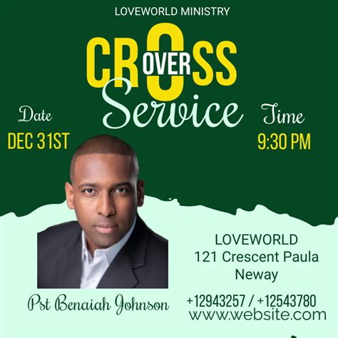 Crossover Church flyer Template | PosterMyWall