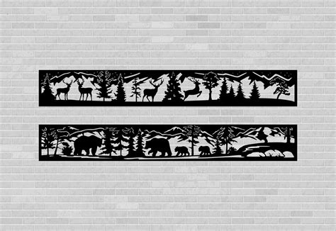 Animals scenes dxf files for plasma cutting, files for cnc laser, railings dxf download – Cut ...