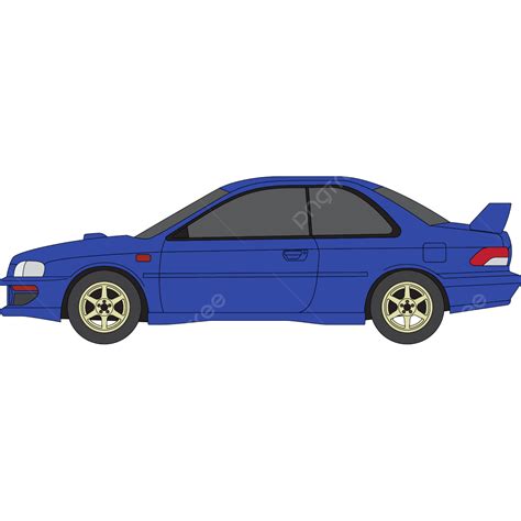 Blue Car Original Design Vector, Subaru Car, Jdm Car, Blue Car PNG and Vector with Transparent ...