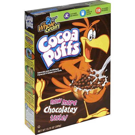 Cocoa Puffs Frosted Corn Puffs 13.75 Oz | Cereal | Selectos