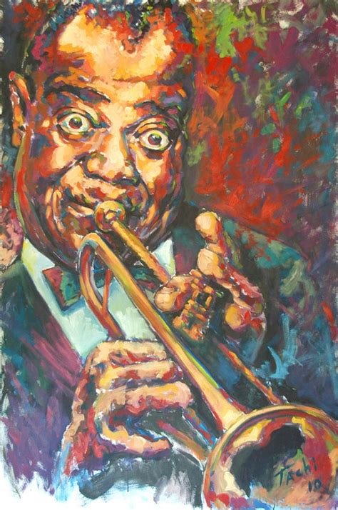 Louis Armstrong – Poster - Canvas Print - Wooden Hanging Scroll Frame - Big Eagle