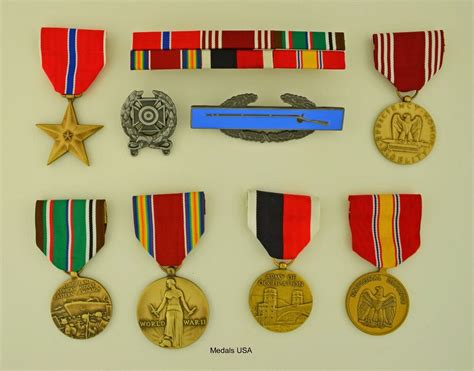 WWII Army Medals European Theater - Occupation - Bronze Star | eBay