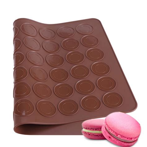 2018 Hot Baking Mat Silicone Baking Tools Cakes Macaron Oven Baking Mat 48 Holes Mats For ...