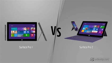 Surface Pro 1 vs. Surface Pro 2 - Detailed Specs Comparison