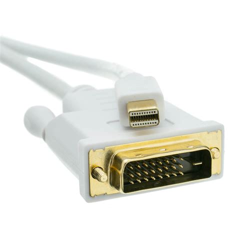 Mini DisplayPort to DVI Cable, 1920x1200, Single Link, 6ft