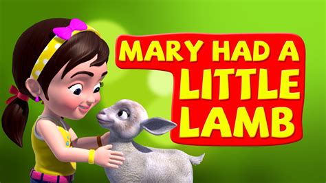 Mary Had A Little Lamb Nursery Rhymes for Children - YouTube