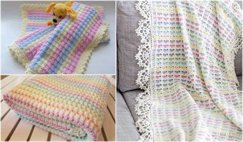 Pastel Baby Blanket Free Crochet Patterns - Your Crochet