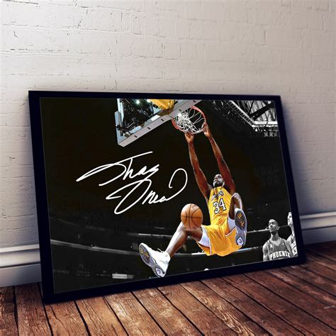 Poster Canvas – Shaq Dunking Legend – REVER LAVIE