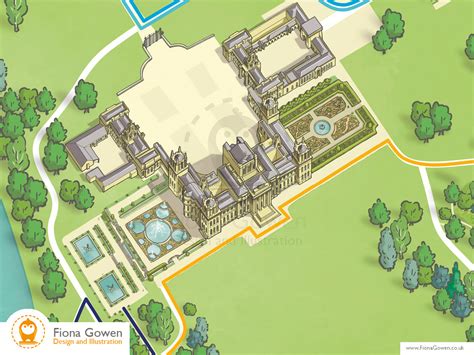 Fiona Gowen - Blenheim Palace Interactive Google Map Skin