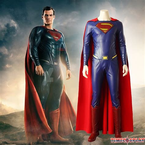 Justice League Superman Costume Clark Kent Cosplay Costume