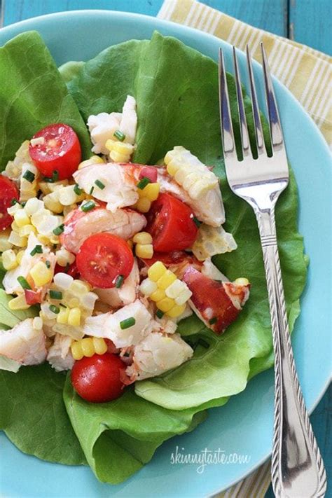 Chilled Lobster Salad with Sweet Summer Corn | Lobster salad, Seafood ...