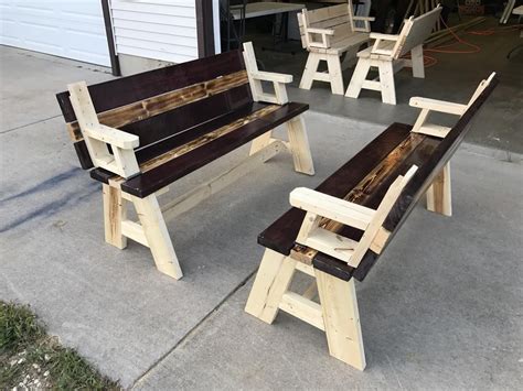 Convertible Picnic Table and Bench - buildsomething.com | Diy picnic table, Picnic table plans ...