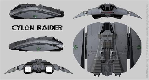 Cylon Raider Schematics by Ravendeviant on DeviantArt