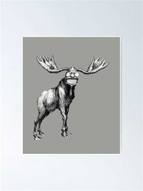 "Teddy Roosevelt Bull Moose Cartoon" Poster for Sale by CongoJack ...