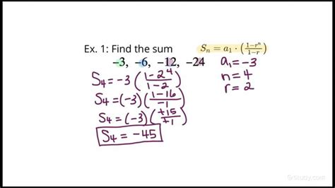 Geometric Sequence Examples