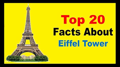 The Eiffel Tower - Facts - YouTube