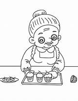 Girl Cooking Coloring Pages sketch template