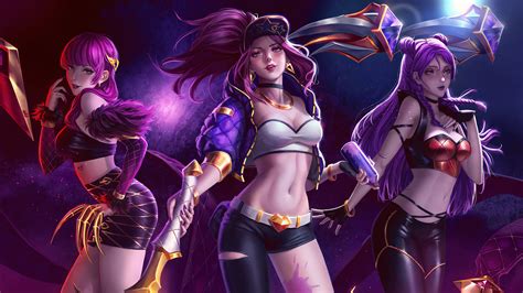 Kda League Of Legends 4k Artwork Wallpaper,HD Games Wallpapers,4k Wallpapers,Images,Backgrounds ...