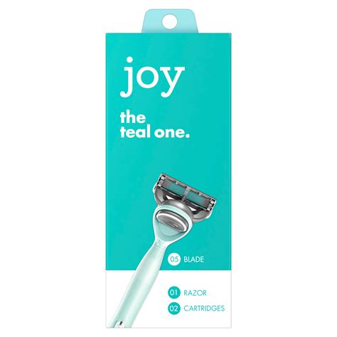 Joy + Razor Handle and 2 Blade Refill Cartridges