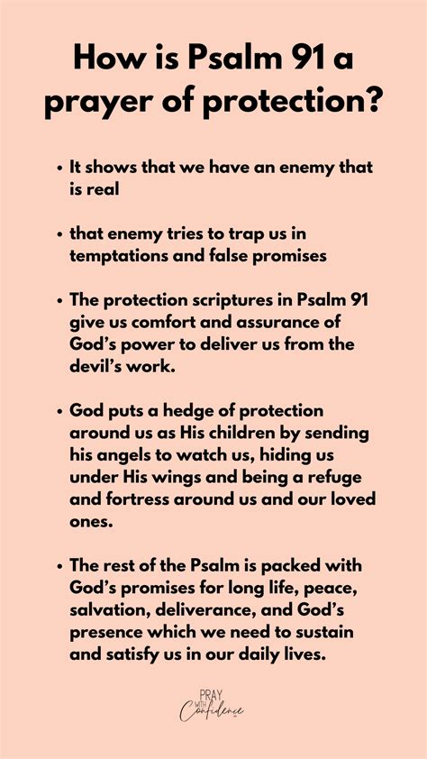 Prayer of Protection (Psalm 91 Powerful Prayers) - Pray With Confidence