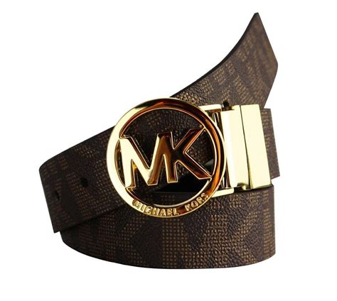 Ceinture femme Michael Kors cercle réversible signature logo MK 551342 ...