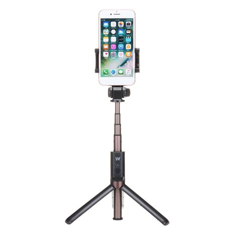 New Dispho Universal Bluetooth Shutter 360 Degree Rotation Extendable Selfie Stick Phone Tripod ...