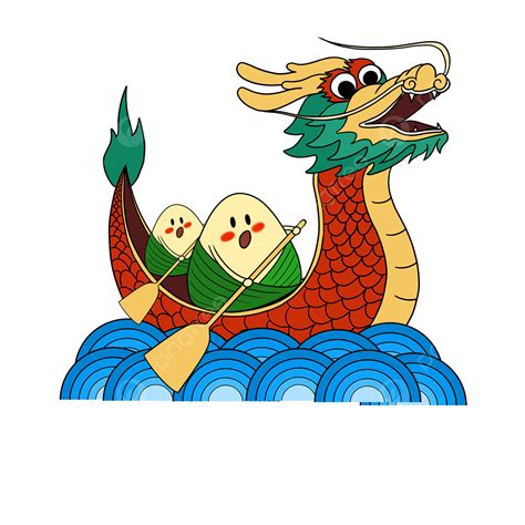 Boat Cartoon Png Vector Dragon Boat Festival Illustra - vrogue.co