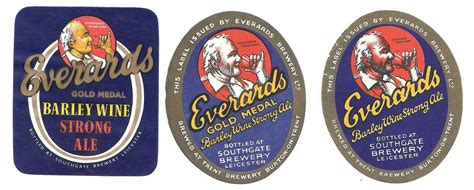 EVERARDS TRIO | British Beer Labels