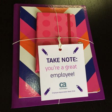 Notebooks How To: 6 Easy Gift Ideas for Employee Appreciation Week ...