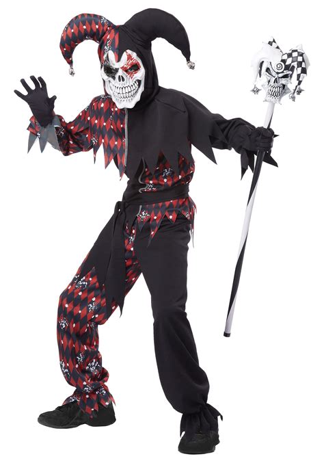 Child's Sinister Jester Costume