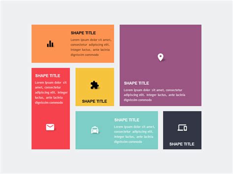 Grid Tiles PowerPoint Templates - PowerPoint Free