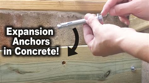 How to Install Sleeve Anchors (Expansion Anchors) in Concrete | The ...