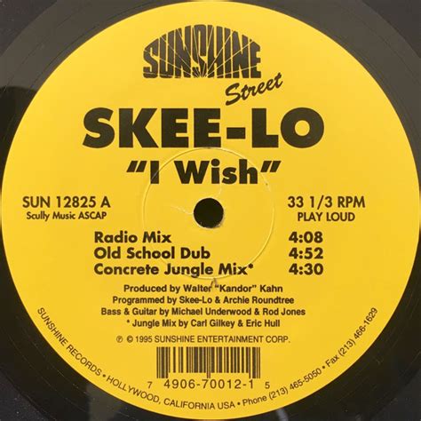 Skee-Lo - I Wish (1995, Vinyl) | Discogs