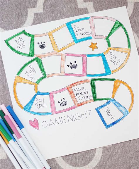 How to Make a DIY Board Game for Family Game Night | Sunny Day Family