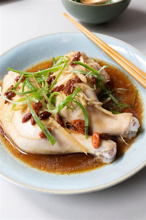 Steamed Ginger Chicken - Onolicious Hawaiʻi