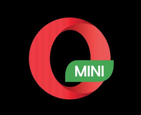 Opera Mini Browser Brand Logo Symbol Design Software Vector ...