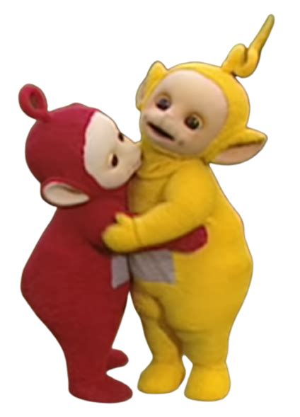 Teletubbies Po and Laa Laa Big Hug clipart Png by purpleTinkywinky on DeviantArt