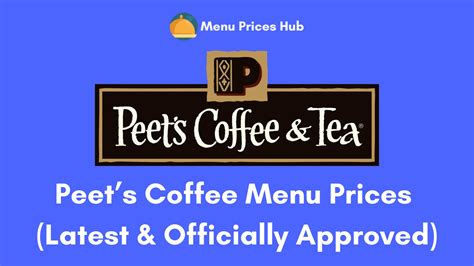 Peet’s Coffee Menu Prices (Updated: July 2023)