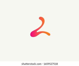 Abstract Red Gradient Curved Line Logo Stock Vector (Royalty Free) 1659527518 | Shutterstock