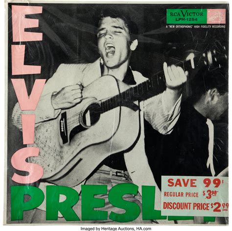 Elvis Presley - Sealed Copy of Elvis' First Album (RCA LPM-1254, | Lot ...